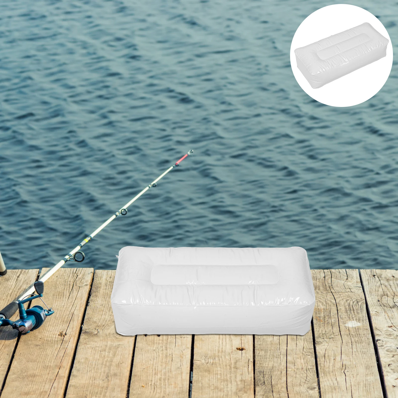 

Inflatable Portable Seat Outdoor Cushion Boat Fishing Foldable Comfortable Kayak Pvc Seats Boats Bench Camping Pad