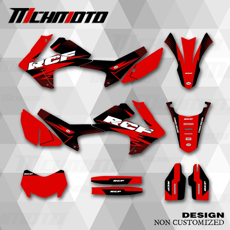 

MCHMFG New Style Graphics Decals Stickers Kit For HONDA 2012 2013 2014 2015 2016 CRF250L 2017 2018 2019 2020 CRF 250L