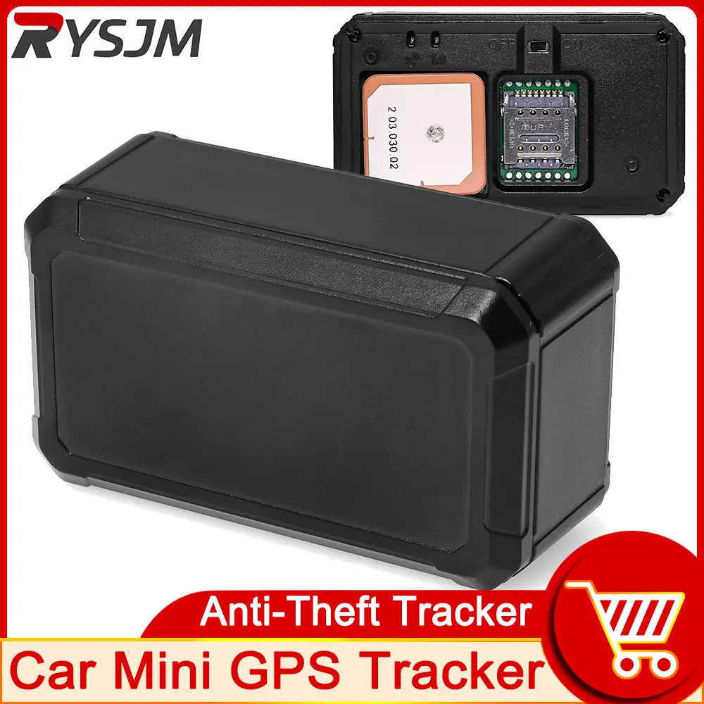 Car Mini GPS Tracker Car Real Time Tracking Vehicle Anti-Theft Pets GPS Mini Locator Strong Magnetic Mount SIM Message