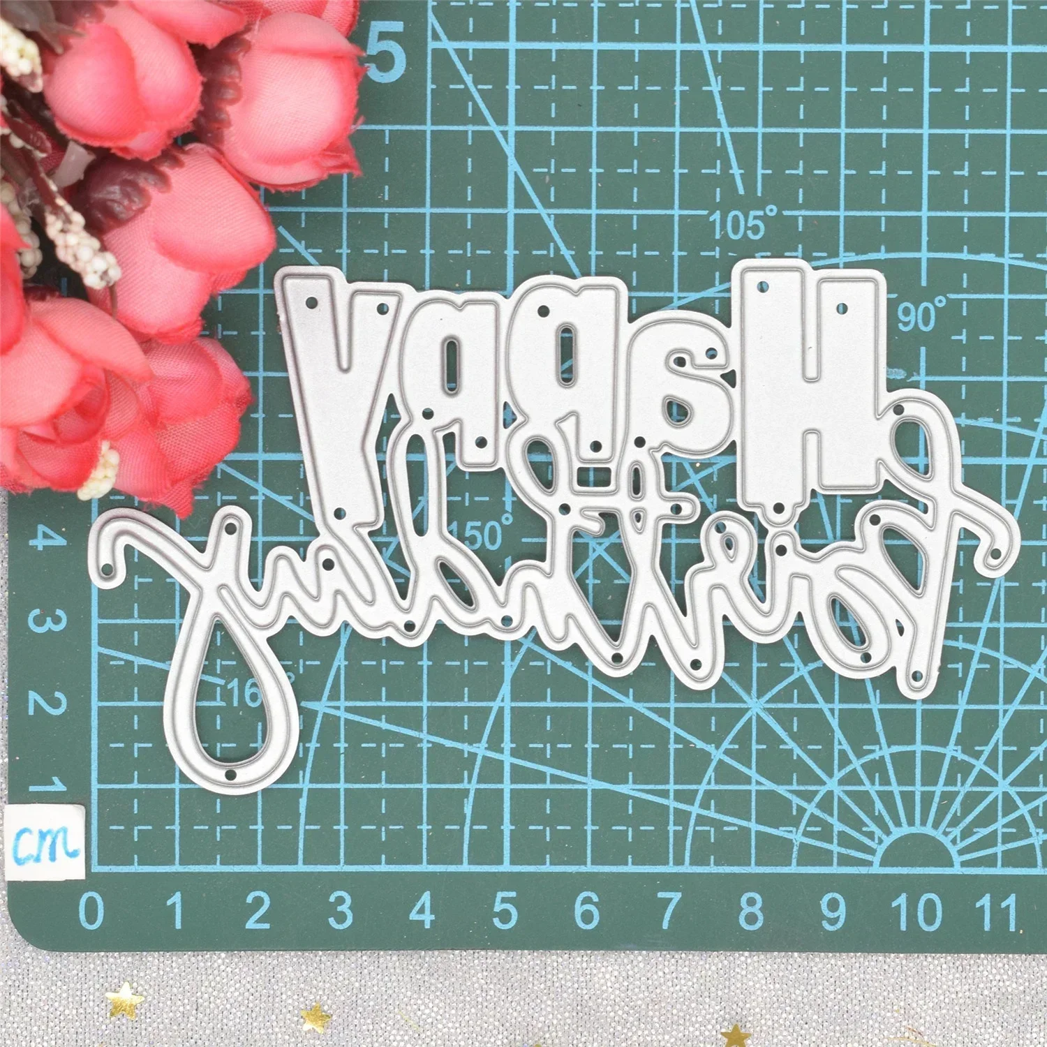 عيد ميلاد سعيد قطع يموت الاستنسل ، صنع خلفية ديي ، الحرف سكرابوكينغ