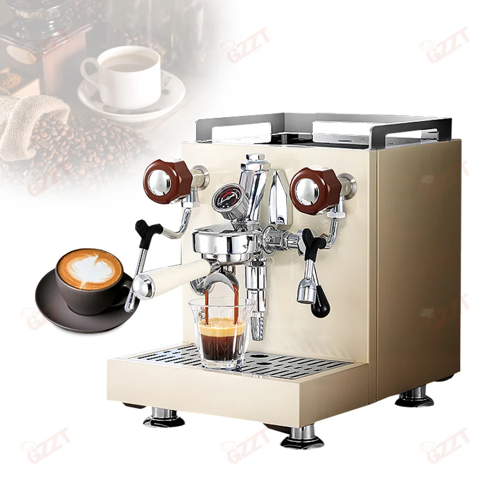 110V 220V 58mm Dual Boiler Semi Automatic 1 Group Commercial Electric E61 Espresso Coffee Maker With PID+NTC Temperature Control