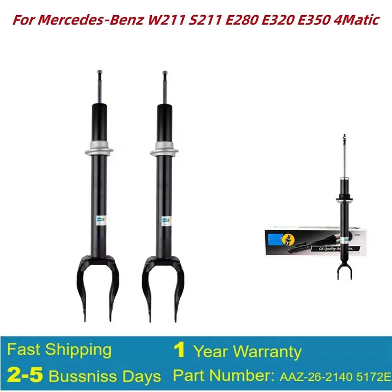 

Пара для Mercedes-Benz W211 S211 E280 E320 E350 4-Matic 2006-2009 Передний левый передний правый амортизатор 2113237900 2113236500