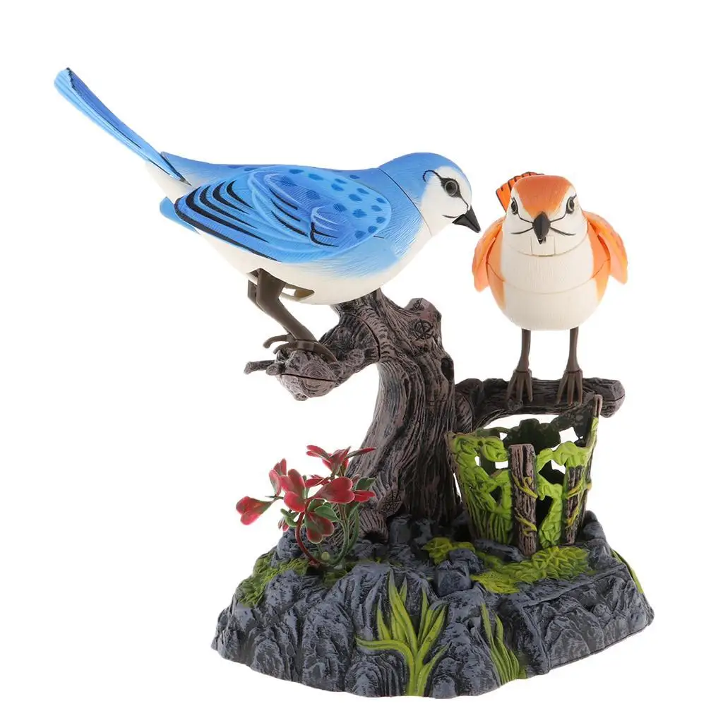 Simulation Singing Dancing Birds Battery Operated Electric Moving Toys Pets