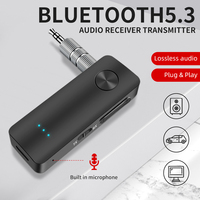 Bluetooth-Compatible 5.3 Transmitter Receiver Wireless Stereo Audio Adapter For Car Music Headphone Speaker 3.5mm Jack AUX