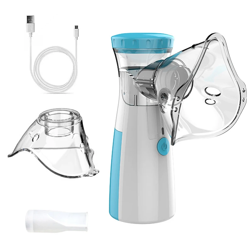 Medische Stille Mesh Vernevelaar Handheld Astma Inhalator Verstuiver Kinderen Gezondheidszorg Mini Draagbare Vernevelaar Luchtbevochtiger