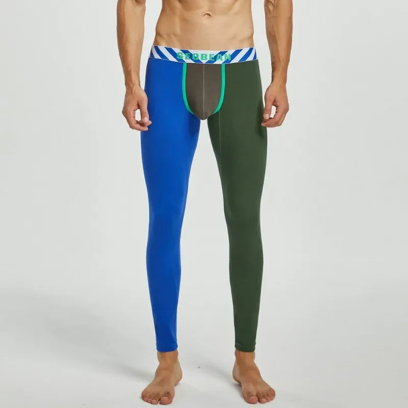 

Men's long johns new hibin contrasting color men's leggings e-commerce XB220402