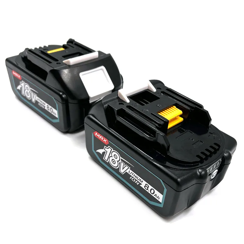 100% Nguyên Bản Makita 18V 8000MAh Dụng Cụ Điện Makita Pin Có Đèn LED Li-ion Thay Thế LXT BL1860B BL1860 BL1850