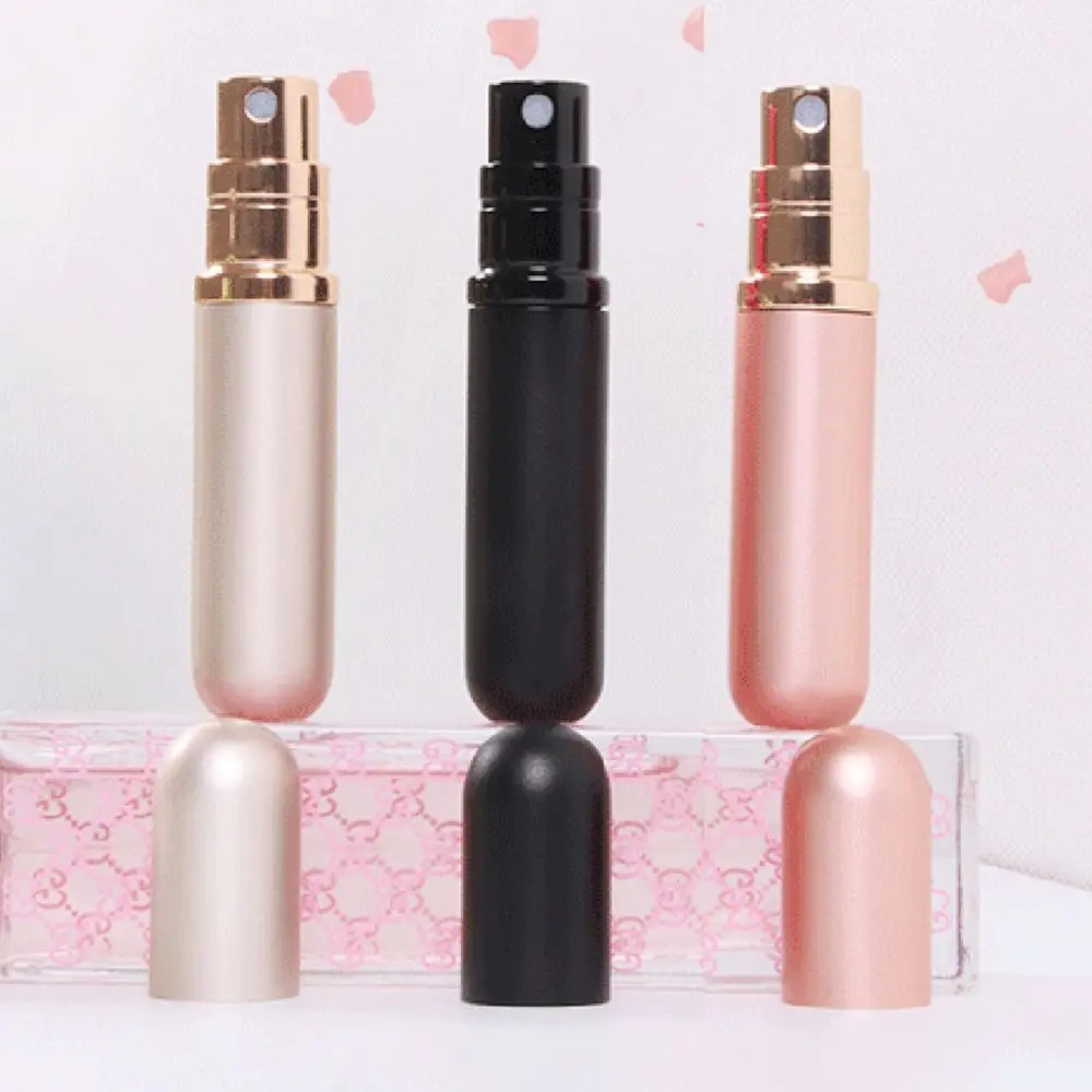 5ML Portable Mini Refillable Perfume Spray Bottle Empty Atomizer Bottom Refill Pump Case for Traveling and Outgoing