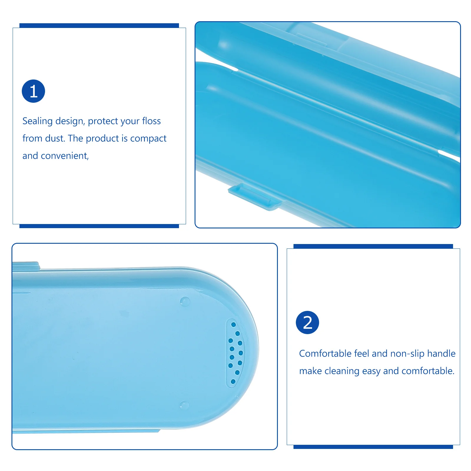 

6Pcs Floss Case with Floss Portable Useful Storage Cases Premium Materials Durable Practical Assorted Color