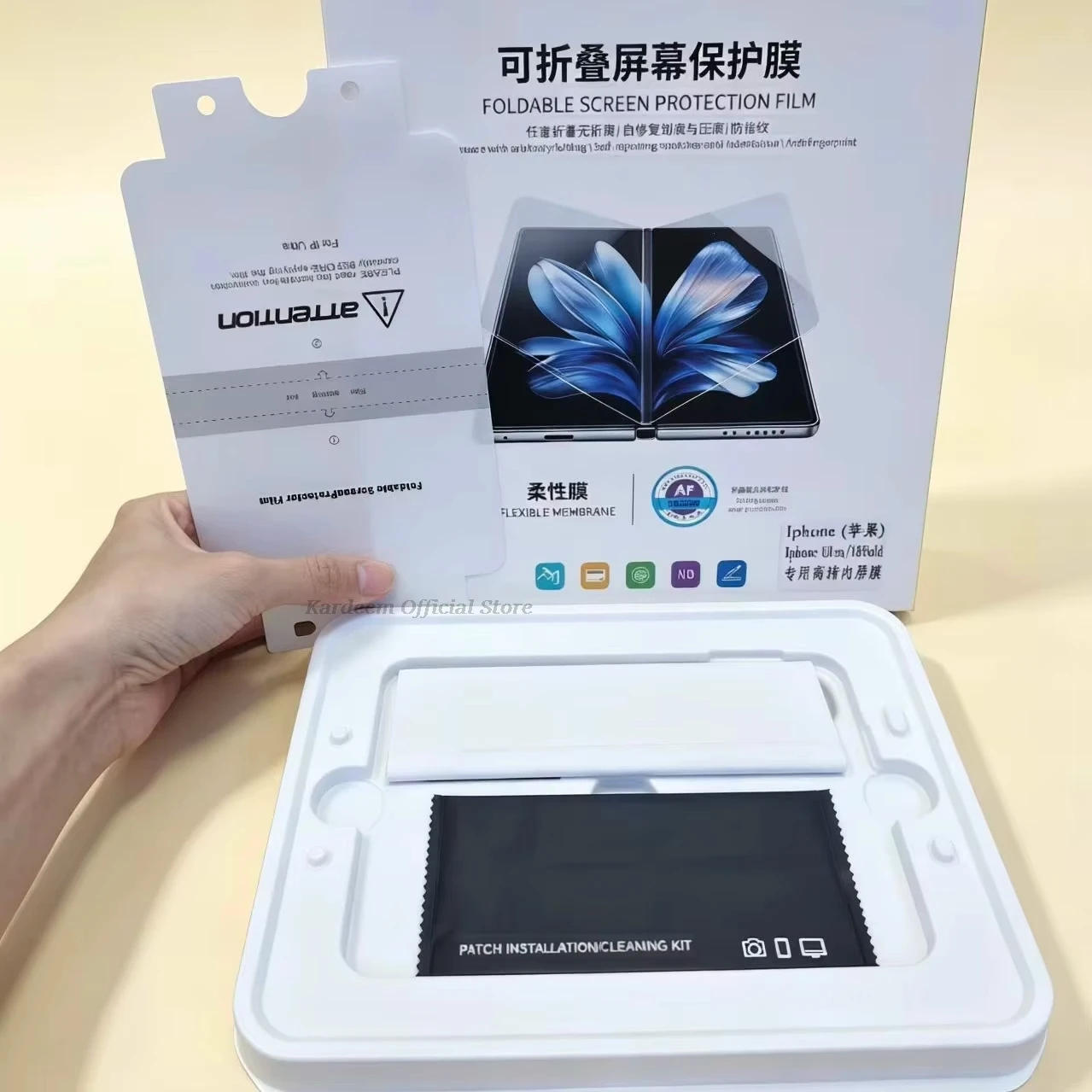 Hydrogel HD-Folien für Samsung Z Fold 8 7 8 Ultra 6 5 Innenbildschirmschutz für Galaxy Z Flip 7 8 6 5 Inklusive Installationswerkzeug