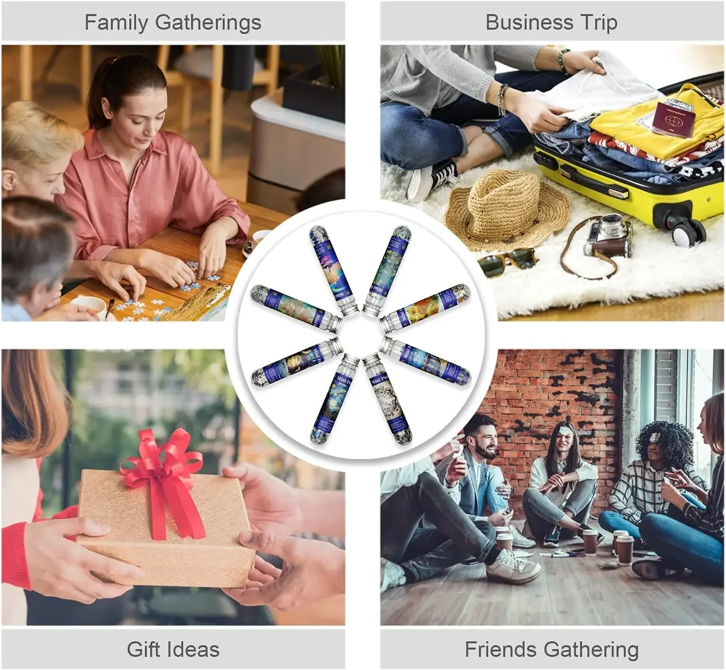 150 Stück Mini Reagenzglas Puzzle Dekompression Spielzeug Zappeln Spielzeug berühmte Mal puzzle für Aldult Familien spiel Lernspiel zeug