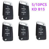 5/10PCS KEYDIY B NB Series B15 Universal KD MQB Style Remote Key - 3 Button - for KD900 KD900+ URG200 KD-X2