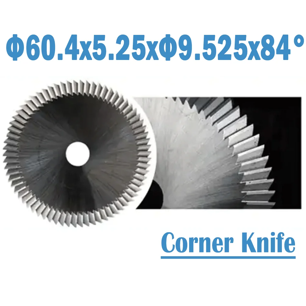 

Φ60.4x5.25xΦ9.525x84° Key Machine Cutter HSS M35 Corner Knife Angle Miling Cutter For DELTA