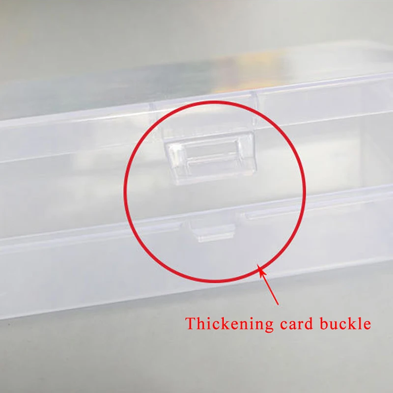 Black/Clear Plastic Storage Box With Snap Desktop Paper Clip Stationery Organizer Multifunctiona Rectangle Classification Box