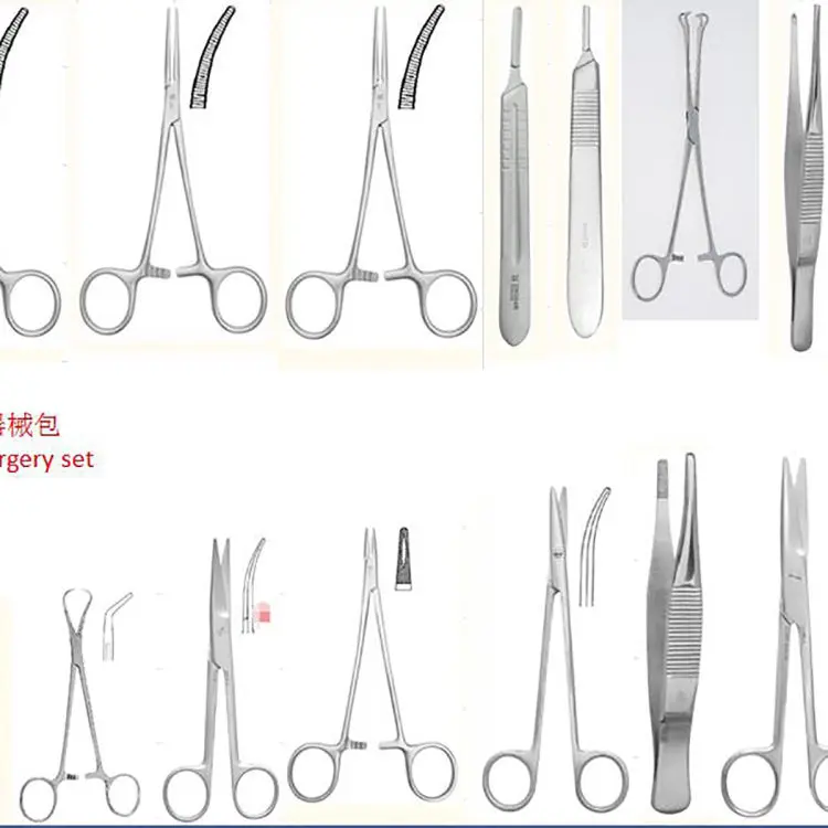 Veterinary Instrument Surgical Animal Pet Surgical Instrument Set