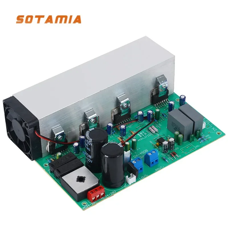 

SOTAMIA 200Wx2 Power Amplifier Audio Board TDA7294 Pro 2.0 HiFI Stereo Sound Amplifier Speaker Home Audio Amp Amplificador