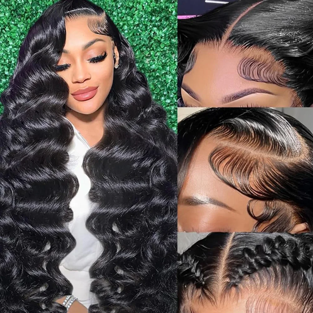 13x6 الجسم موجة باروكة من شعر طبيعي 30 40 بوصة 13x4 HD الدانتيل الباروكات الأمامية للنساء قبل قطعها 5x5 غلويليس الدانتيل الجبهة الباروكات شعر الإنسان #2