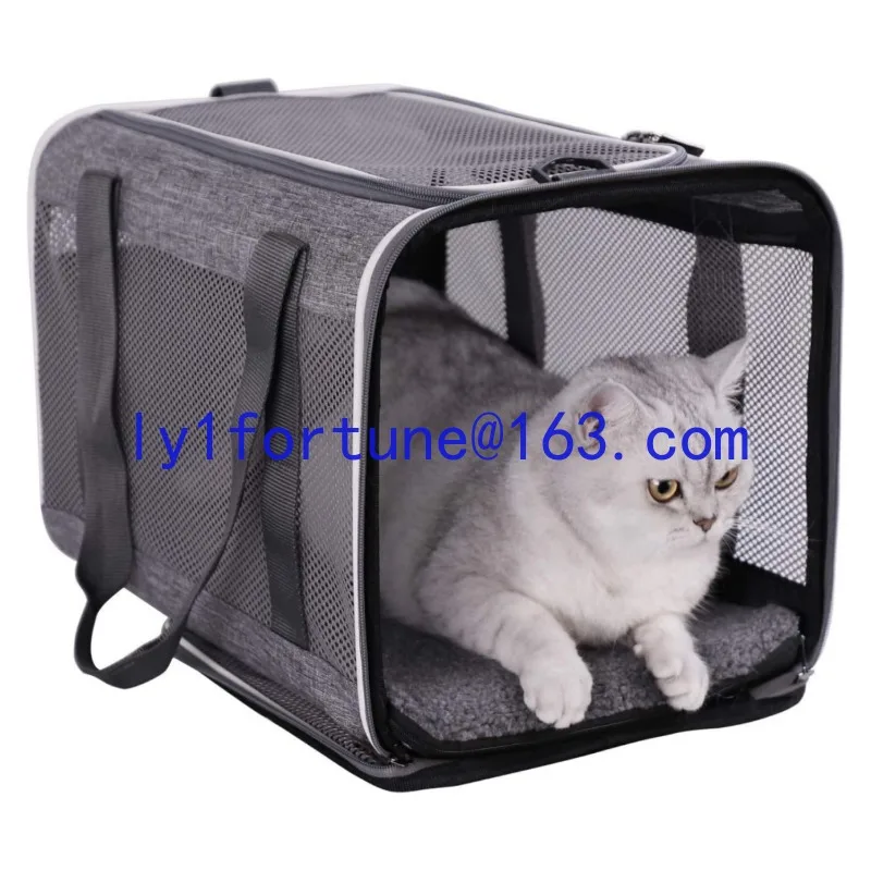 Cat Backpack Dog Foldable Escape Proof and Automatic Security, Go Out Portable Cat Bag