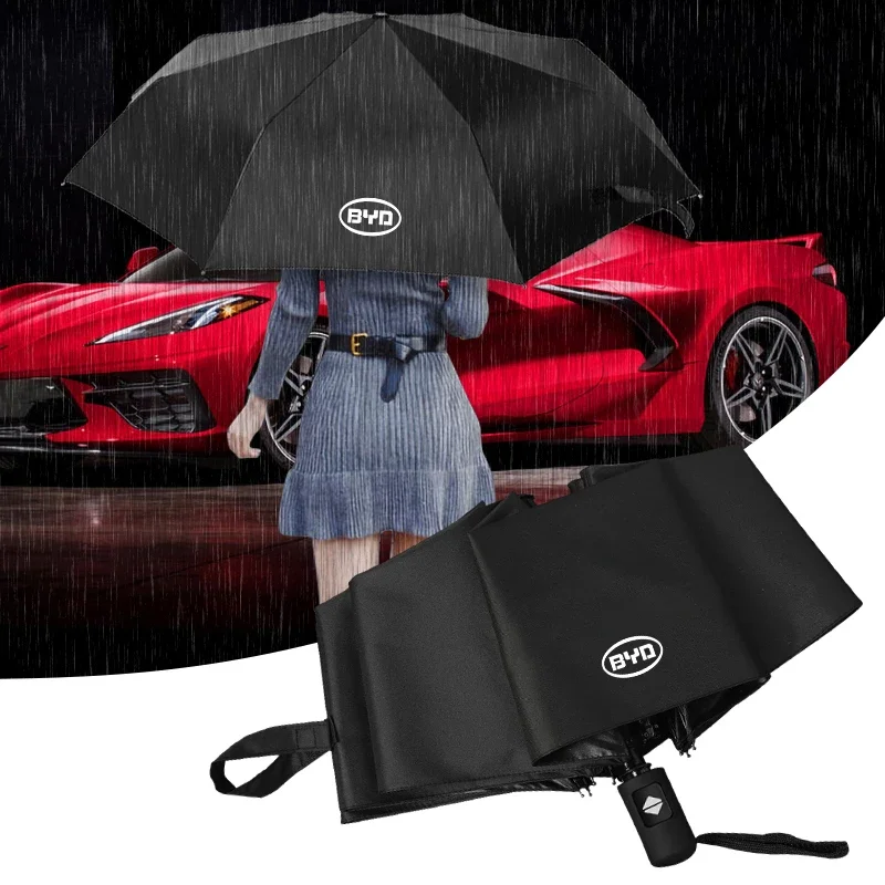 

﻿ Стайлинг автомобиля, портативный складной зонт, полностью автоматический для BYD Qing Song Tang Yuan F3 F0 S6 S7 E5 E6 M6 G3 G5