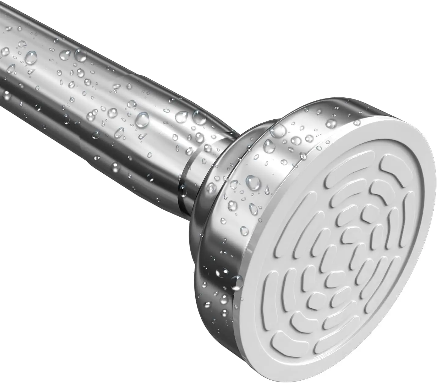 

Shower Curtain Rod, 1 Inch Diameter Adjustable Spring Tension Curtain Rod, 304 Stainless Steel Shower Rod for Bathroom, Windo
