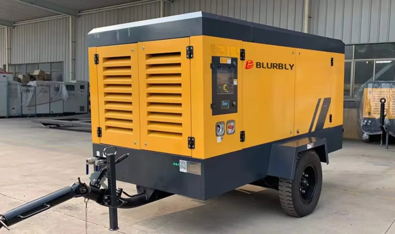15m³/min 21bar 530cfm Portable air Compressor for Borewell Drilling with Intelligent Control System