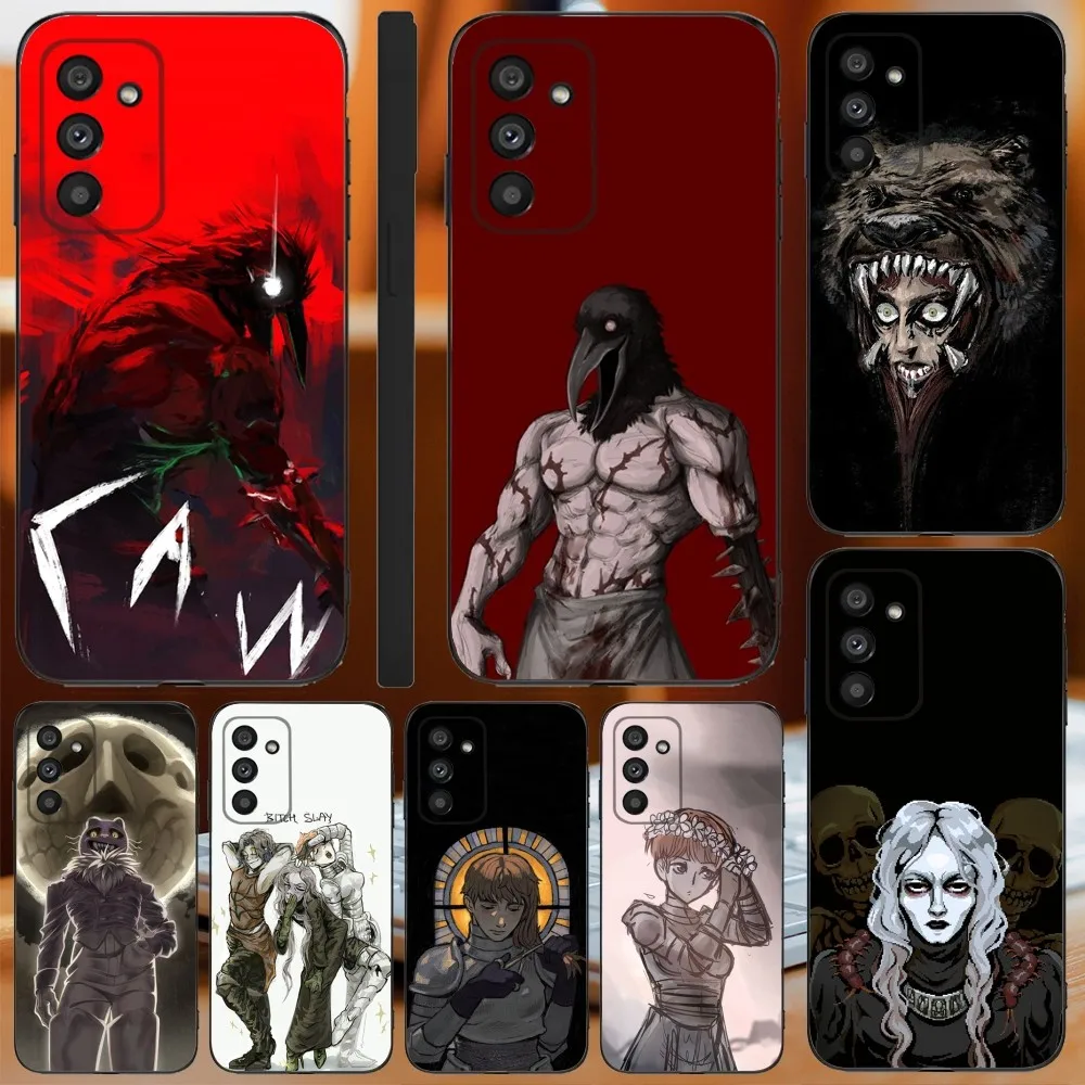 Мягкий черный чехол для телефона с принтом игры F-страх и голод для Samsung Galaxy A13,A21s,A22,A31,A32,A52,A53,A71,A80,A91