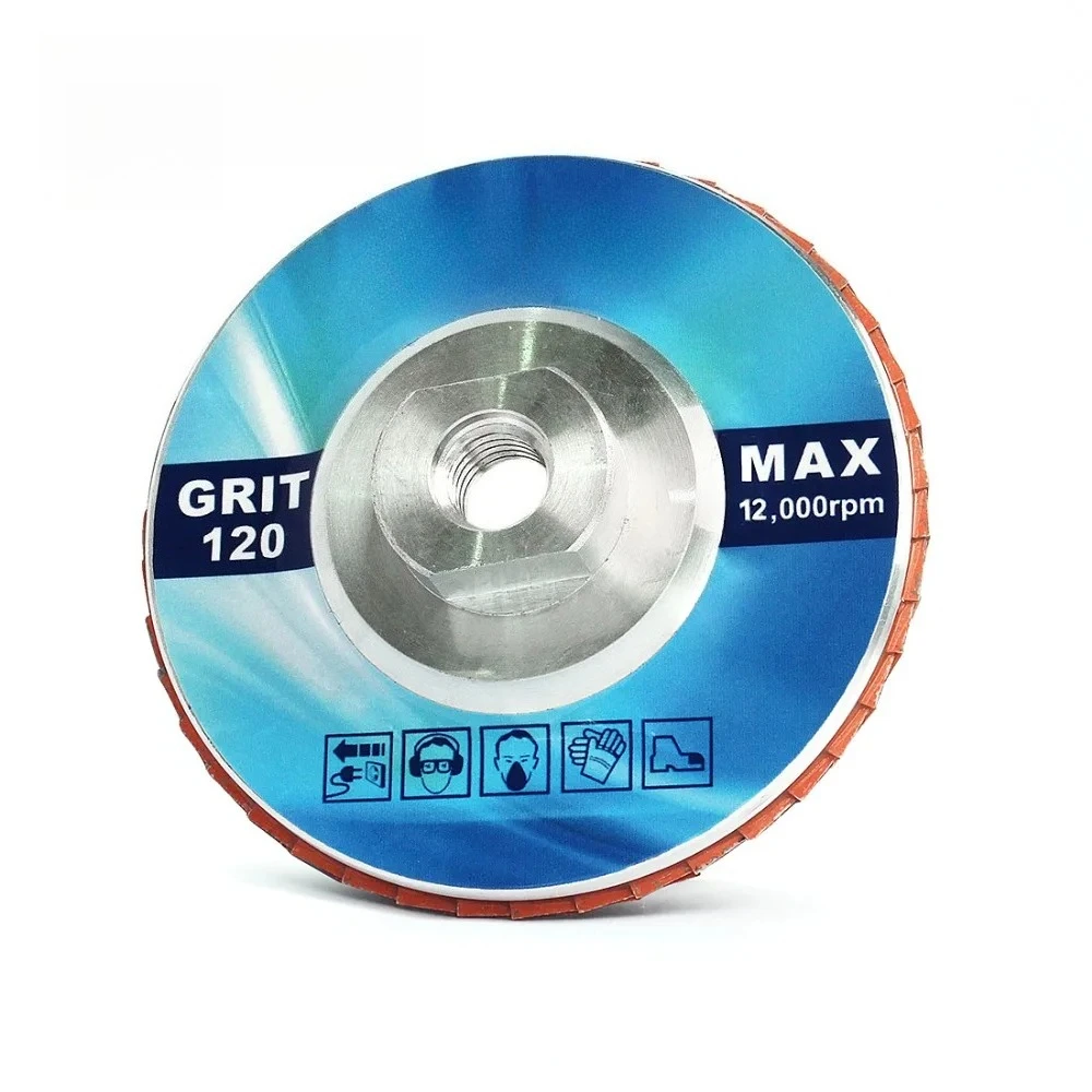 For Diamond Electroplated Grinding Wheel Flap Disc Abrasive Tool Diamond Flap Disc 4 Inch M14 Or 5/8-11 Thread Metal Adapter