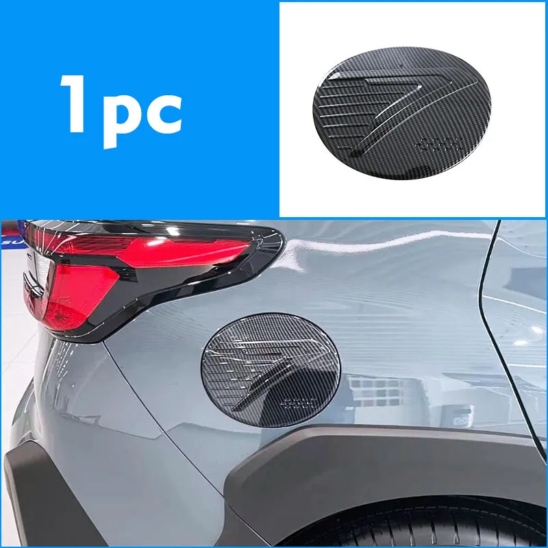 23 قطعة ألياف الكربون سيارة مجموعة خارجية غطاء الكسوة لسوبارو Crosstrek 2024 2025 #6