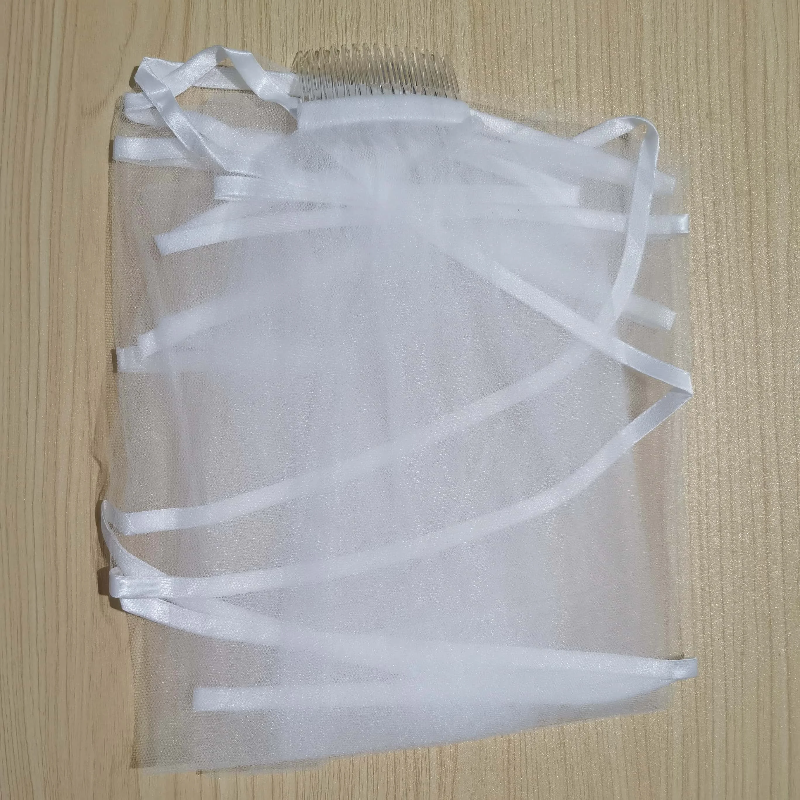 Wedding Veil White Ivory Bridal Two Layers First Holy Communion Party Supplies