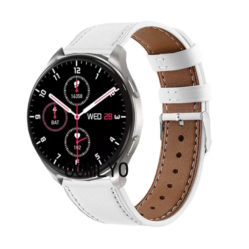 Per Blackview X20 cinturino in pelle morbida bracciale SMART WATCH donna uomo cinturino pellicola proteggi schermo