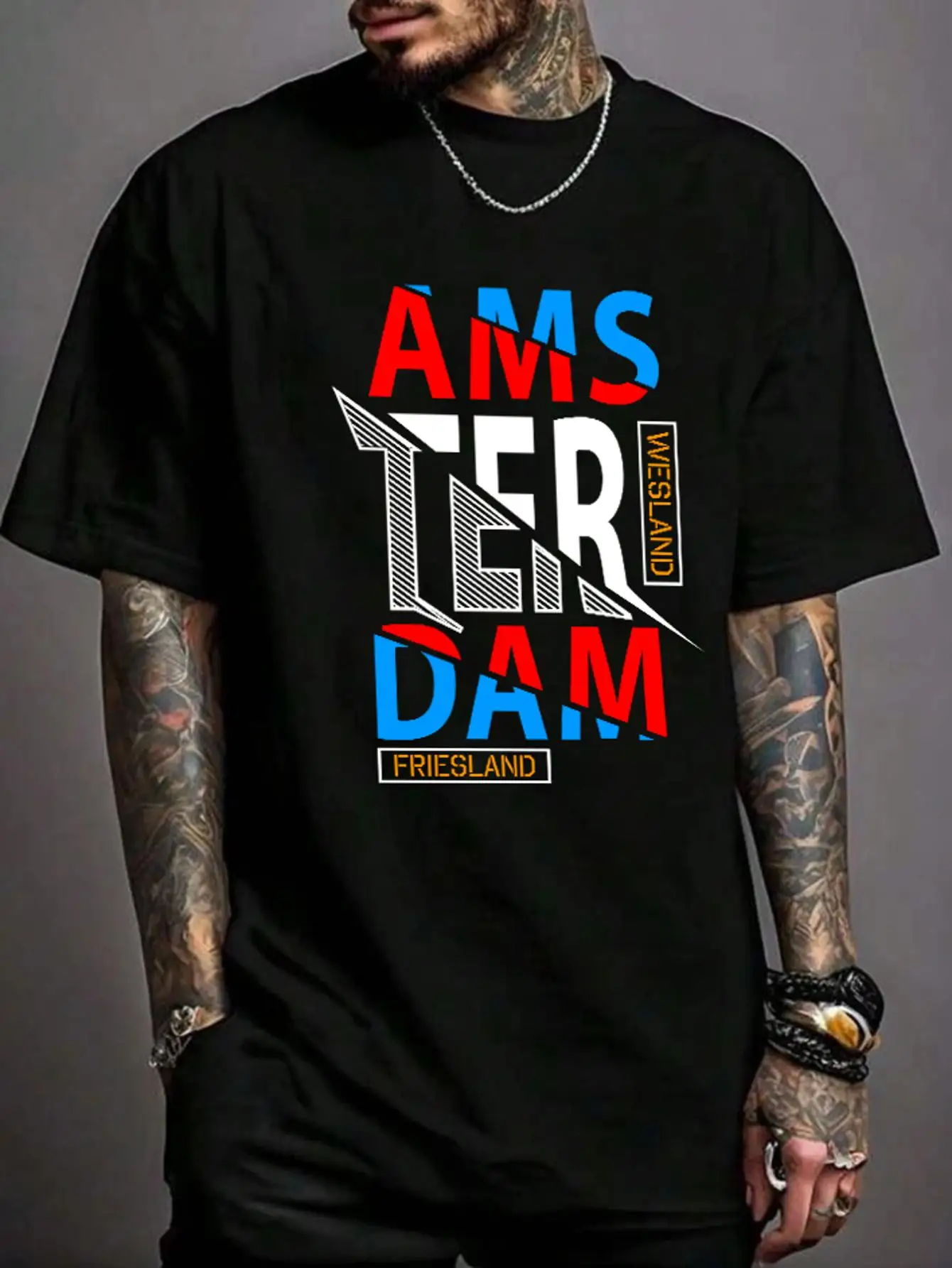 1pcs T shirt for men Summer 100% Cotton Short sleeve y2k clothing Printed Harajuku Graphic Men clothing crewneck Solid color