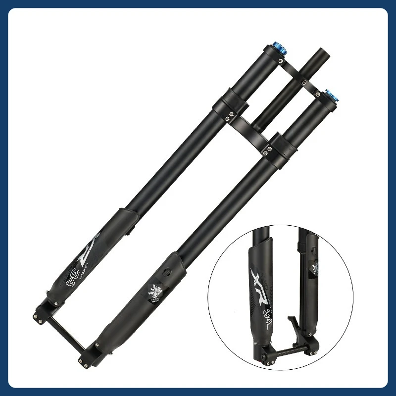 

Передняя универсальная регулировка для горного велосипеда, 160-тактный амортизатор, перевернутая вилка с двойным плечом