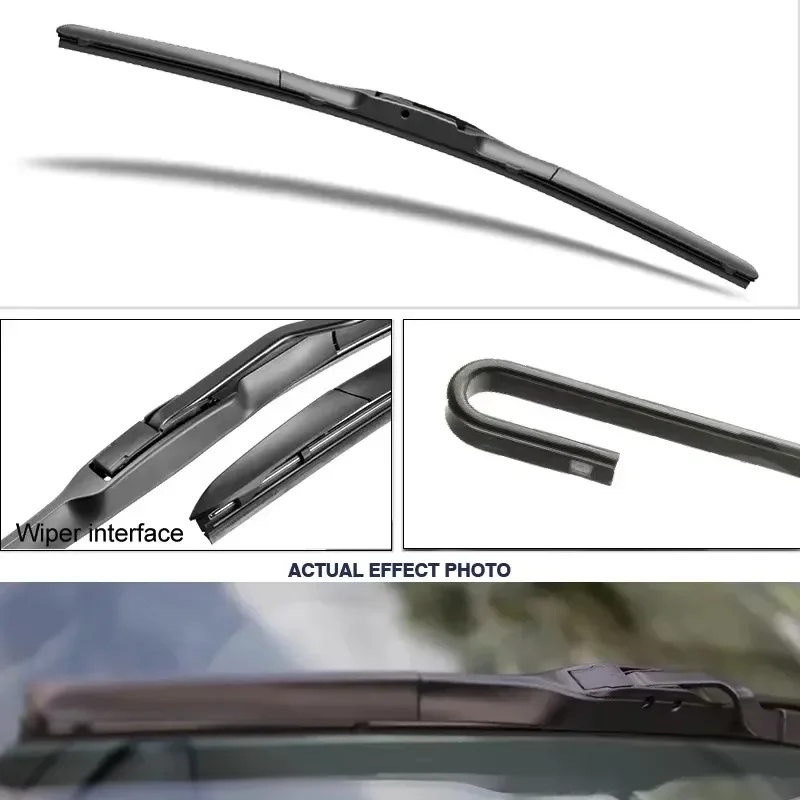 For Toyota Yaris Vitz XP130 2011 - 2019 Front Rear Wiper Blade Windshield Windscreen Quiet Durable Brushes Accessories 2012 2018