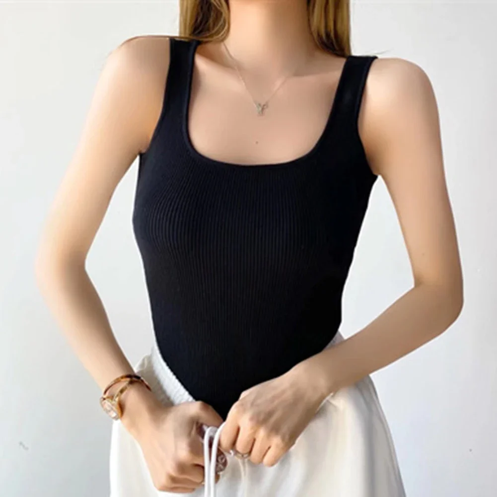 

Fashion Vests Bodysuit Vest Basic Style Cargo Shorts Casual Wear High Stretch High Waist Loose Fit Solid Pattern