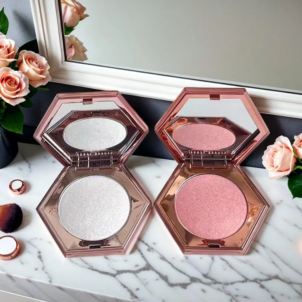 3D ダイヤモンド高光沢パウダーマット輪郭パレットナチュラル真珠光沢のある美白輝くグリッター顔用韓国化粧品