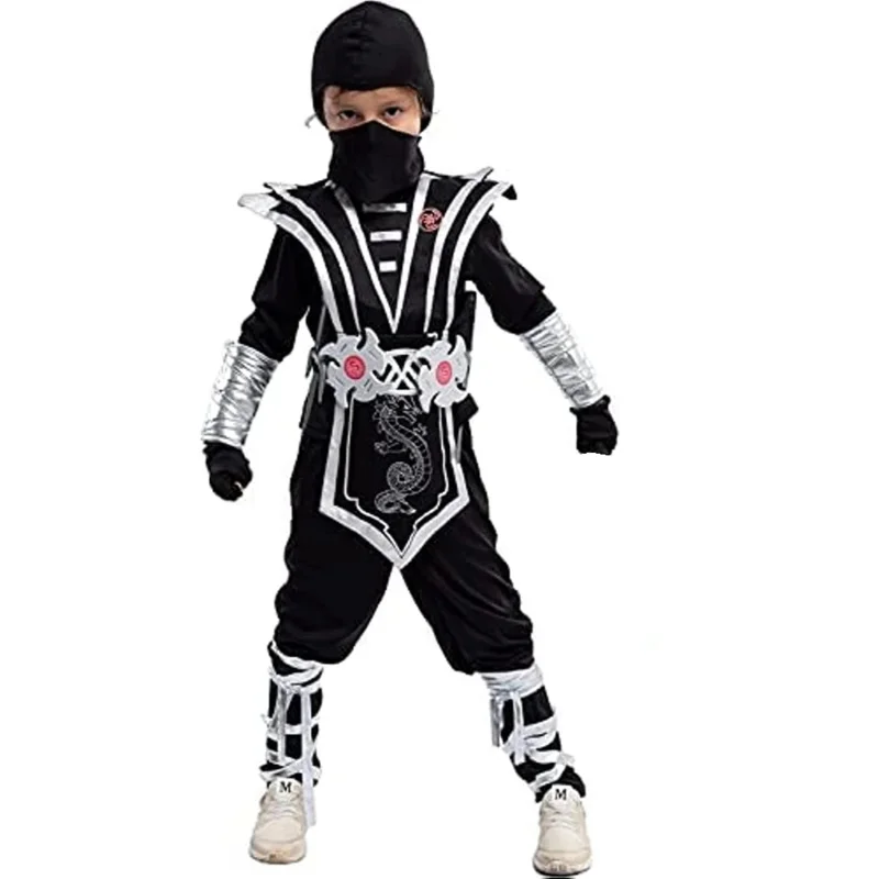 2025 Nuovo Anime Boy Costume per bambini Costumi di carnevale per feste di Halloween Bambino Drago Ninja Vestito Purim Compleanno Fancy Dress Cl AA