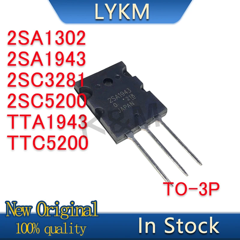 5/PCS New Original 2SA1302 2SA1943 2SC3281 2SC5200 TTA1943 TTC5200 TO-3P In Stock