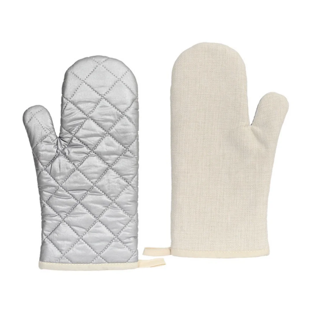 

10 Pcs Sublimation Blank Kitchen Oven Right Hand Glove Household Cooking Insulation Pads Anti-scald Gloves