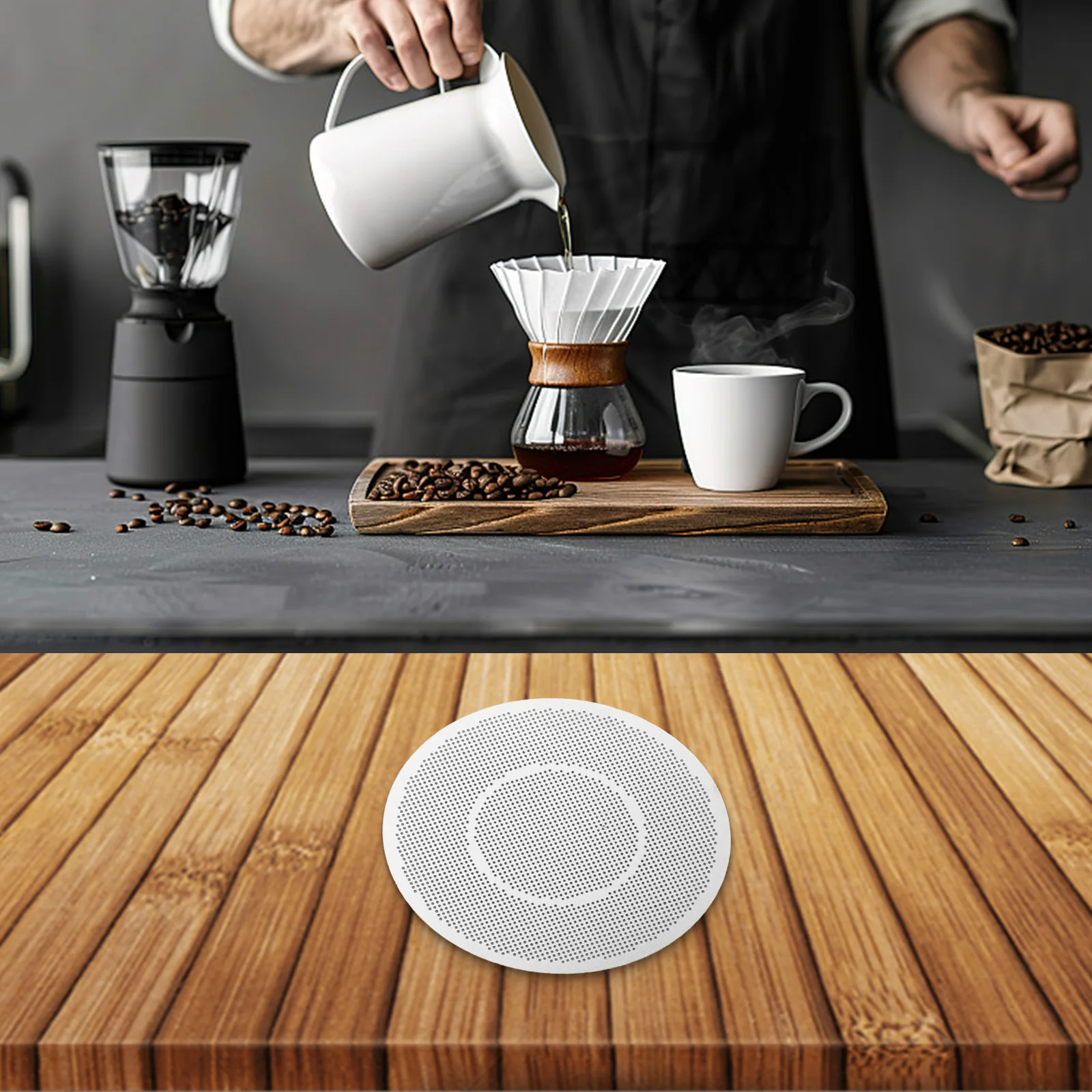 Brewing At Home Stainless Steel Coffee Screen Coffee Brewing Screen 0 3mm Thickness Consistent High quality Shots