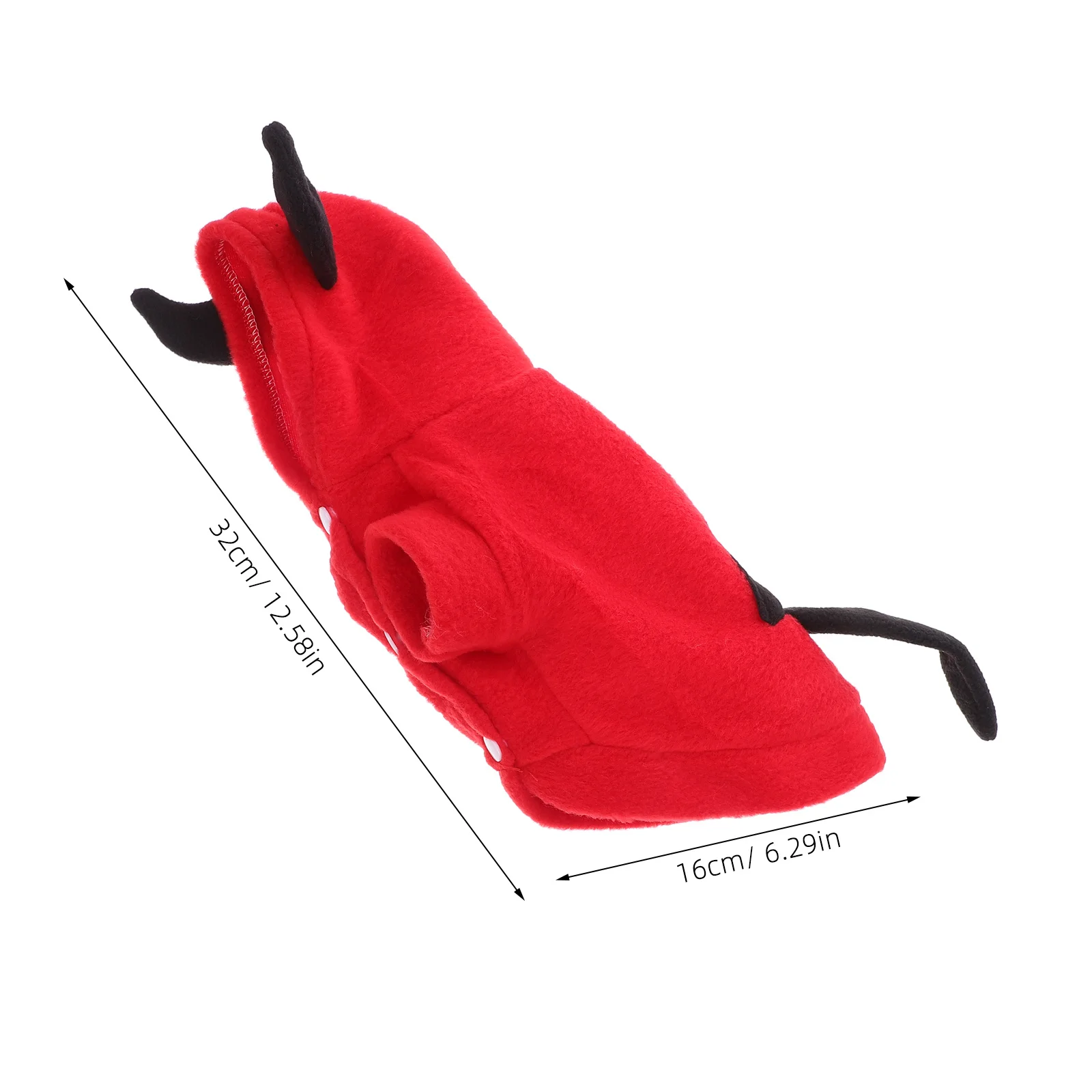 ملابس أنيقة مجسمة للكلاب الأليفة على شكل شيطان مجسمة، مريحة وسهلة التركيب، رائعة لملابس الكلاب الممتعة في الهواء الطلق