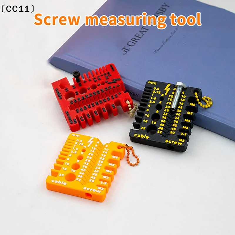 Portable Nut  Drill Bit Thread Checker 3D Printed Wire Screw