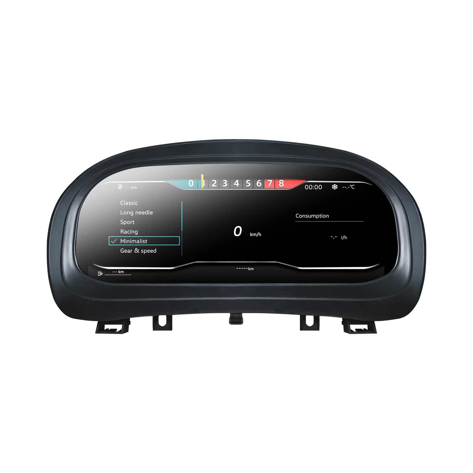 12,3'' LCD-Digital-Armaturenbrett für VW Golf4 MK4 Baujahre 1999-2003 Auto-Radio Instrumententafel Cockpit Tachometer