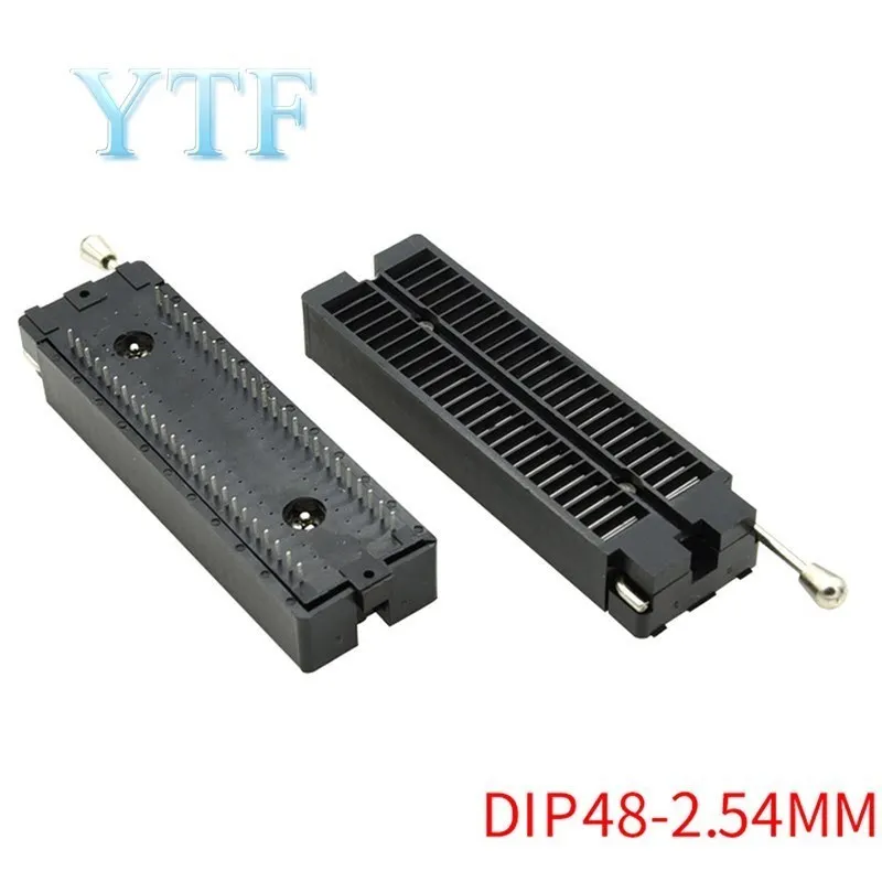 24P 28P 32P 40P 48P 2.54mm IC locking base single chip microcomputer chip test base wide narrow high temperature resistant