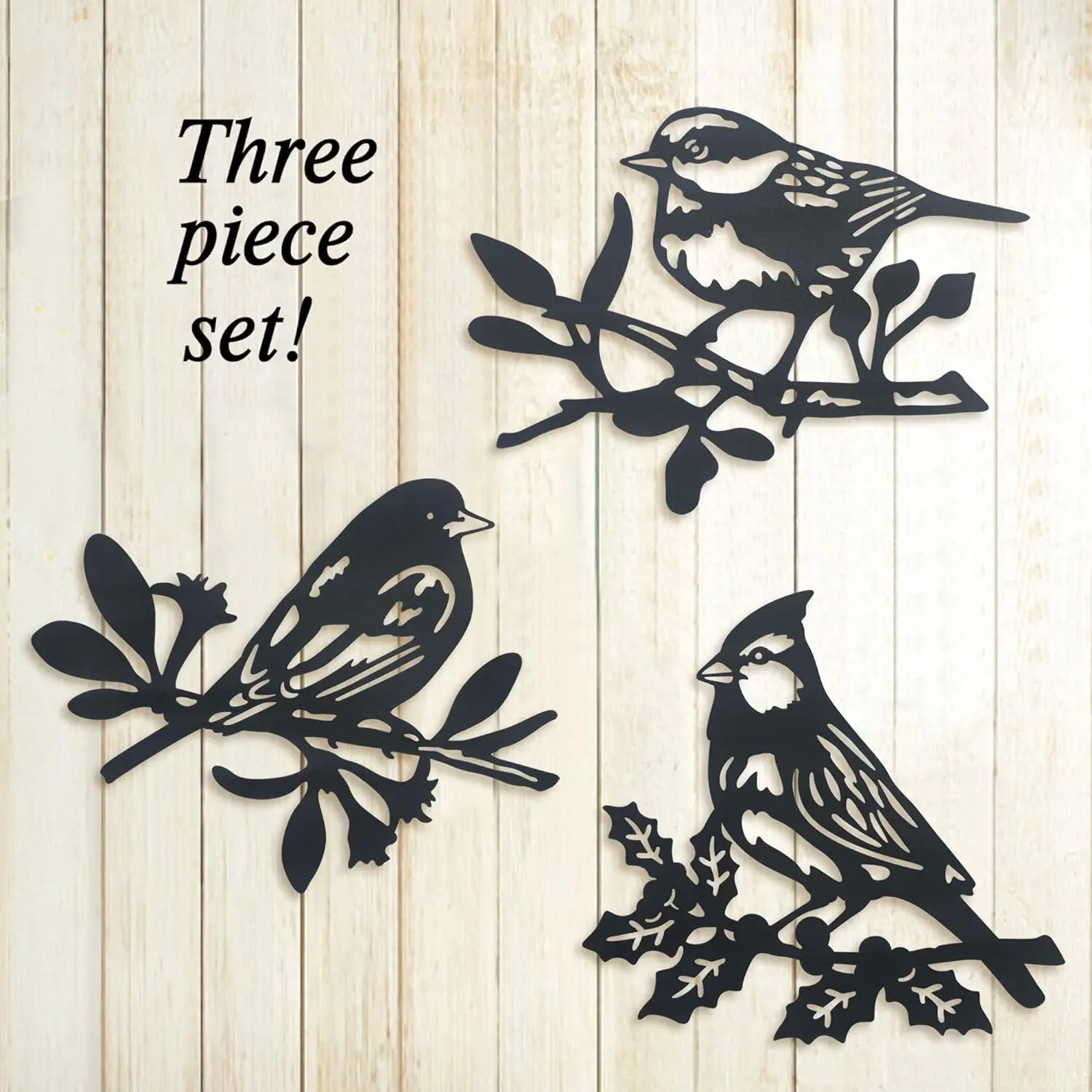 

Wall hanging animal bird home decoration, metal statue pendant, silhouette art wall decoration indoor outdoor, nature style