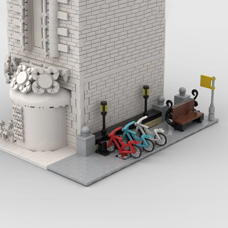 2188 pièces Street View coin bâtiment modulaire bloc de construction modèle enfants Puzzle bricolage assemblage blocs de construction cadeau de noël