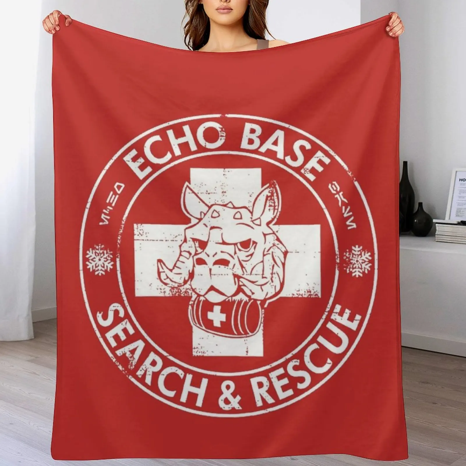 Echo Base Search & Rescue T-Shirt Throw Blanket Blankets Sofas Of Decoration Decorative Beds Hairy For Sofa Thin Blankets