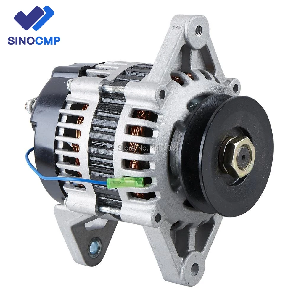 

Alternator 19020700 119836-77210 For Yanmar 4D84 Engine Hyundai R60-5 Excavator