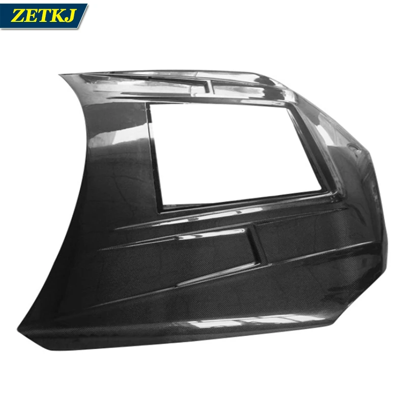 Real Carbon Fiber Car Transparen Engine Hood Bonnet Cover For Benz C-Class W204 C200 300 C63 Old Style 2012-2014