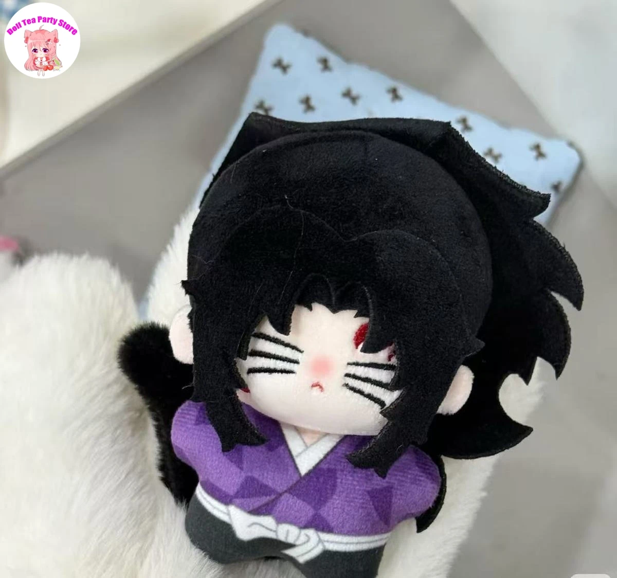 

Аниме Demon Slayer Kokushibo 10 см плюшевая кукла очаровательная милая принт морская звезда куклы с подвеской игрушки плюшевый рождественский подарок