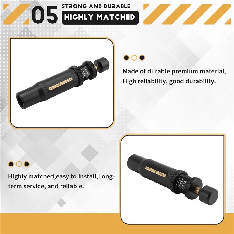 

AT48-регулируемый комплект клапанов для накачивания шин с автоматической остановкой (10-30 фунтов на квадратный дюйм), 4 шт., инструмент для завинчивания воздуха в шинах для транспортных средств, мотоциклов